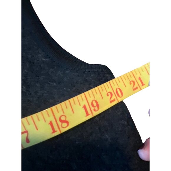 Tally Ho Vintage Wool Sweater Vest Womens Small Black Red Fair Isle Metal Clasp - Picture 4 of 6